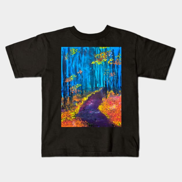 Golden Path Kids T-Shirt by colleenranney